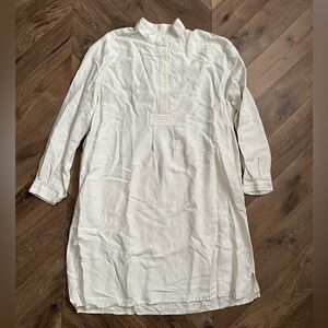 The Sleep Shirt, long Ivory White